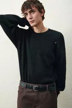 Джемпер вязаный рваный