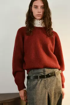 Джемпер вязаный с рукавами-реглан