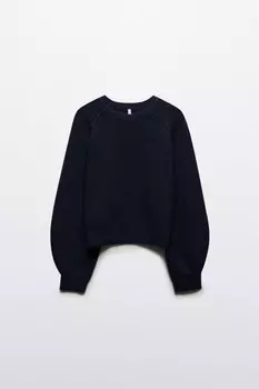 Джемпер вязаный с рукавами-реглан