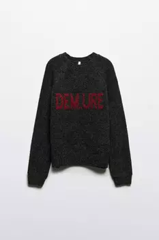 Джемпер вязаный с шерстью