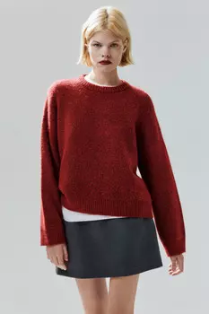 Джемпер вязаный с шерстью