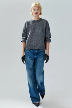 Джемпер вязаный с шерстью