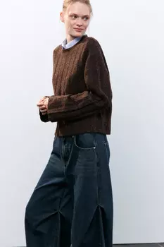 Джемпер вязаный с шерстью