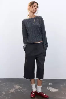 Джемпер вязаный с шерстью