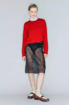 Джемпер вязаный свободного кроя