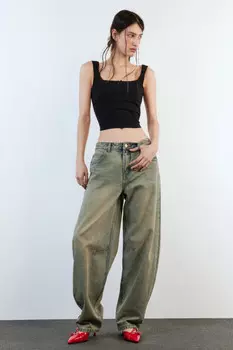 Джинсы baggy fit с низкой посадкой