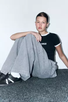Джинсы baggy fit с низкой посадкой