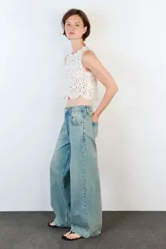 Джинсы baggy fit с низкой посадкой