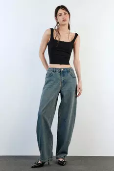 Джинсы baggy fit с низкой посадкой