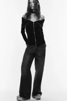 Джинсы baggy fit с низкой посадкой