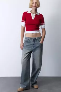 Джинсы baggy fit с низкой посадкой