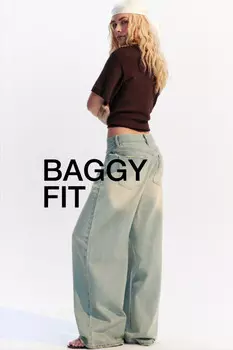 Джинсы baggy fit с низкой посадкой