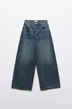 Джинсы baggy fit с тинтованным окрашиванием