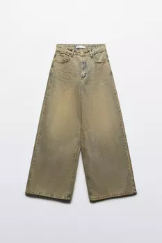 Джинсы baggy fit с тинтованным окрашиванием