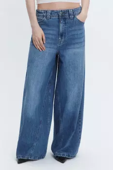 Джинсы baggy fit широкие со средней посадкой