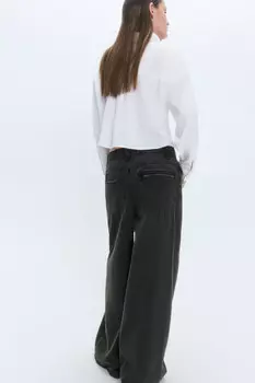 Джинсы baggy fit широкие со средней посадкой