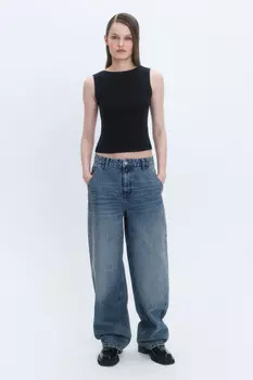 Джинсы baggy fit со средней посадкой