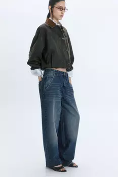 Джинсы baggy fit со средней посадкой