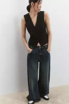 Джинсы baggy fit со средней посадкой