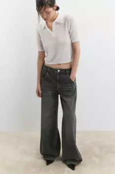 Джинсы baggy fit со средней посадкой