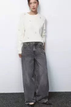 Джинсы baggy fit со средней посадкой