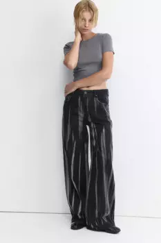 Джинсы baggy fit со средней посадкой