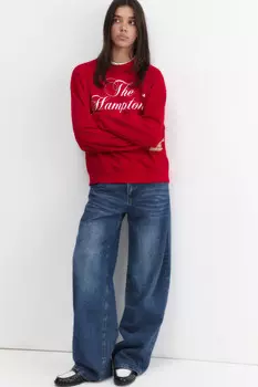 Джинсы baggy fit со средней посадкой