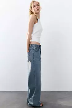 Джинсы baggy fit со средней посадкой