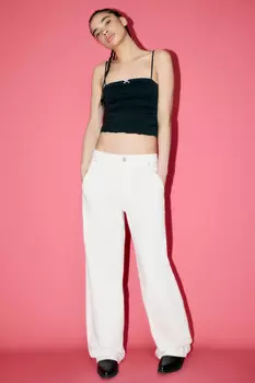 Джинсы baggy fit со средней посадкой