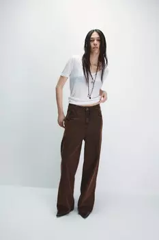 Джинсы baggy fit со средней посадкой