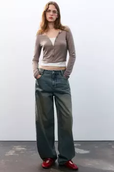Джинсы baggy fit со средней посадкой