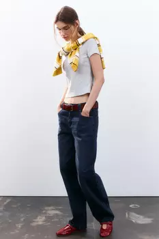 Джинсы baggy fit со средней посадкой