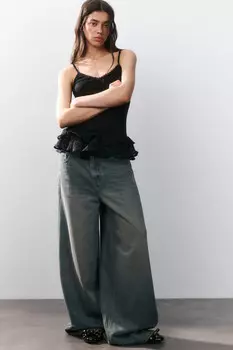 Джинсы baggy fit со средней посадкой