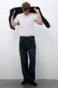 Джинсы baggy fit зауженные