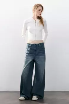 Джинсы baggy с цепочкой и подвесками