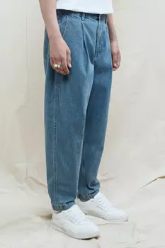 Джинсы balloon fit широкие со средней посадкой