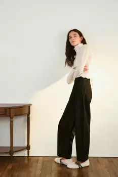 Джинсы barrel fit с высокой посадкой