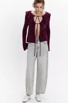 Джинсы barrel fit со средней посадкой