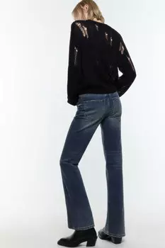 Джинсы bootcut со средней посадкой