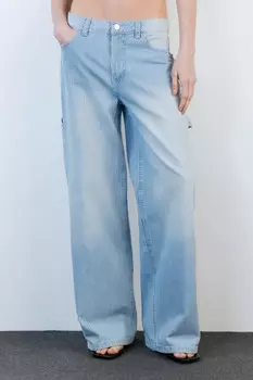 Джинсы carpenter fit прямые в полоску