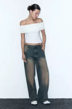 Джинсы carpenter fit с эффектом масляной стирки