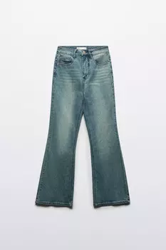 Джинсы клеш с высокой посадкой