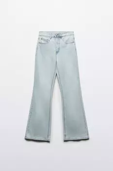 Джинсы клеш с высокой посадкой