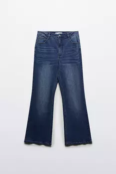 Джинсы клеш с высокой посадкой