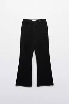 Джинсы клеш с высокой посадкой