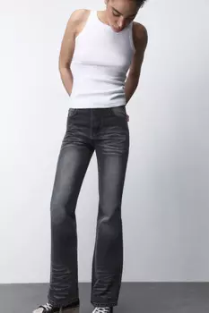 Джинсы клеш со средней посадкой