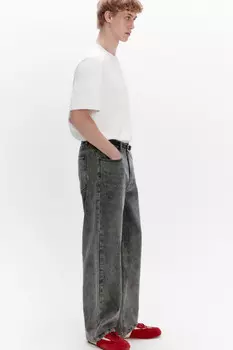 Джинсы loose fit свободные со средней посадкой