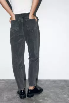 Джинсы mom fit с высокой посадкой