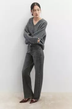 Джинсы прямые со средней посадкой