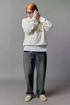 Джинсы прямые со средней посадкой